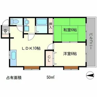 メゾン佐藤【101号室】の間取り