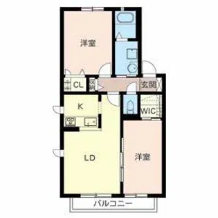 カーサベルデⅡ【205号室】の間取り