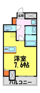 ステーションスクエア【302号室】の間取り