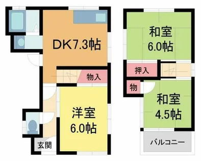 兵庫県宝塚市安倉南4丁目【一戸建】の間取り