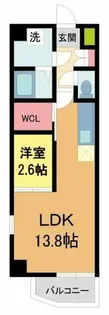 ONLYONE 池田新町【601号室】の間取り