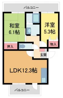 キフエ・ヒミトSA【201号室】の間取り