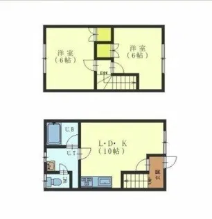 レジェンド北斗Ⅱ【201号室】の間取り