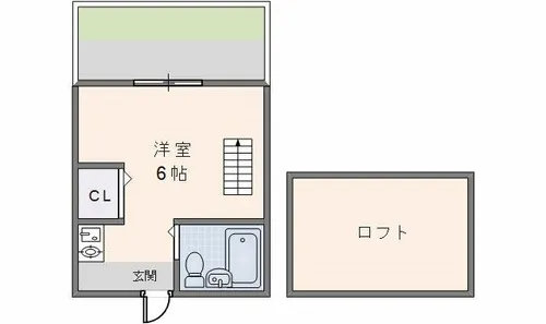 Zeus花園【105号室】の間取り