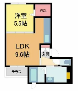 Mi Casita芦屋【102号室】の間取り