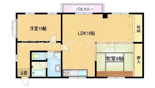 サンハウス【3階】の間取り