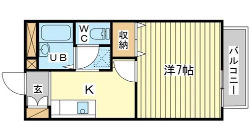 ハイツ緑苑【2階】の間取り