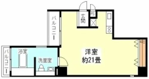 レキシントン・スクエア北堀江【8階】の間取り