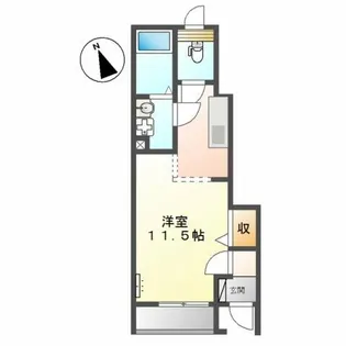 アルモ かたばみ【1階】の間取り