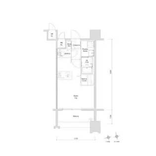 エンクレスト博多EXCEED【3階】の間取り