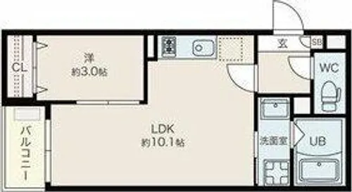 Jack yamanoteⅡ【2階】の間取り