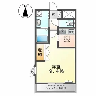 ディープ・アート【1階】の間取り