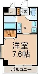 シャイニングシティー木曽川【3階】の間取り
