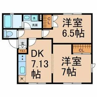 WIN HOME【101号室】の間取り