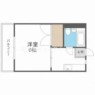 アムール摂津【2階】の間取り