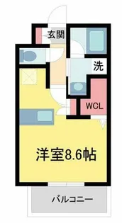 ウェルスクエア池田石橋Ⅱ【1階】の間取り