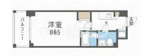 アーデン京町堀ウエスト【10階】の間取り