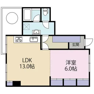 浄水グランドコーポ(0005627)【6階】の間取り
