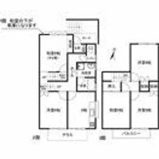愛知県名古屋市緑区曽根1丁目【一戸建】の間取り