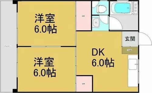 コーポ池上【2階】の間取り