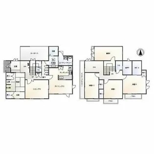 愛知県岡崎市竜美西1丁目【一戸建】の間取り