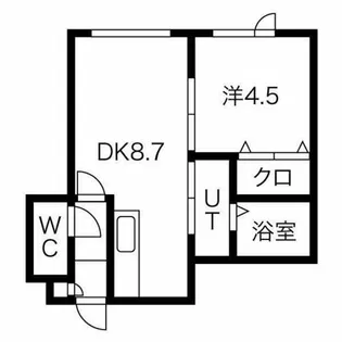 ウェスティン小樽【202号室】の間取り