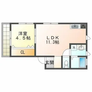 グランシャリオⅣ【1階】の間取り