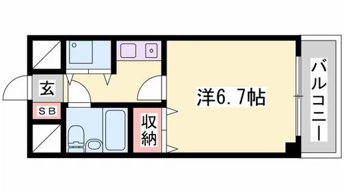 ブレス宝祥【504号室】の間取り