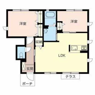 シャーメゾン桜【B101号室】の間取り