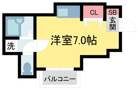 フレグランス宝塚【301号室】の間取り