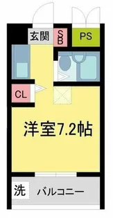 ラファエラ鳴尾II【202号室】の間取り