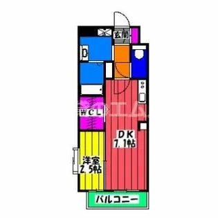 ギャラクシー空港西【301号室】の間取り