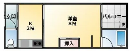 メゾン・ド・ウッド東新町【1階】の間取り