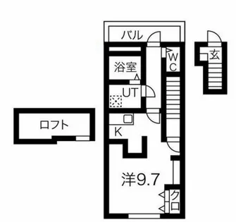 あんしん 小畑町08-13001【2階】の間取り
