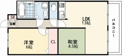 ピア・シャンポール【4階】の間取り
