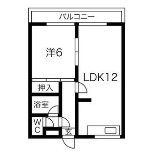 グランコート滝野【2階】の間取り