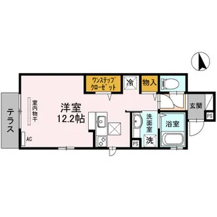 シャルム イースト【101号室】の間取り