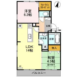 Luna Soleil渋谷【305号室】の間取り