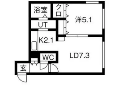 リヴェール元町【1階】の間取り