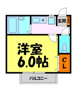クオリティ宝塚【202号室】の間取り
