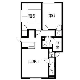 ハビタ45【2階】の間取り