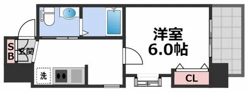 東小橋Ⅱ番館【9階】の間取り