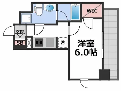 セイワパレス大今里【7階】の間取り