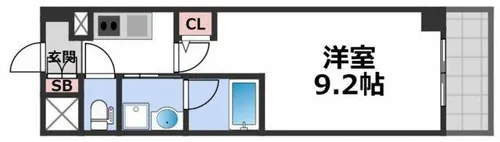 セイワパレス深江南【5階】の間取り