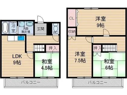 メゾンアルシュ【2階】の間取り