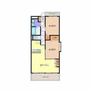 カーサグラニーレ【2A号室】の間取り