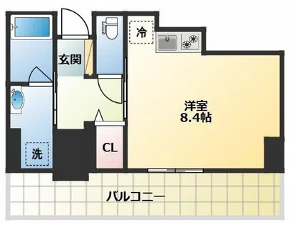アヴェニール徳川【11階】の間取り
