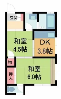 吉岡マンション【2階】の間取り