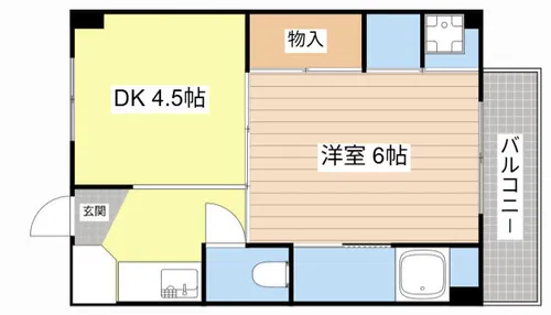 ビレッジハウス水口2号棟【3階】の間取り