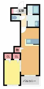 シーズンズ仁川【1階】の間取り